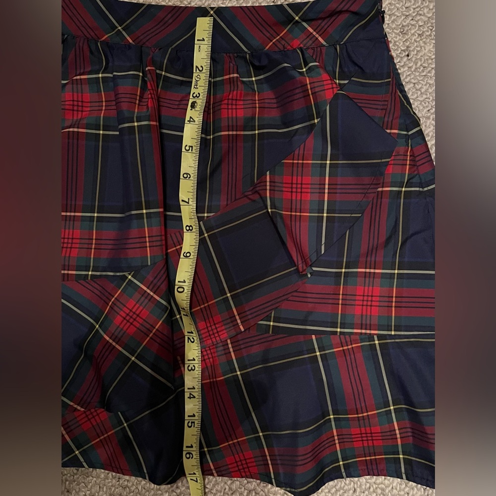 Vineyard Vines Tartan Ruffle Skirt